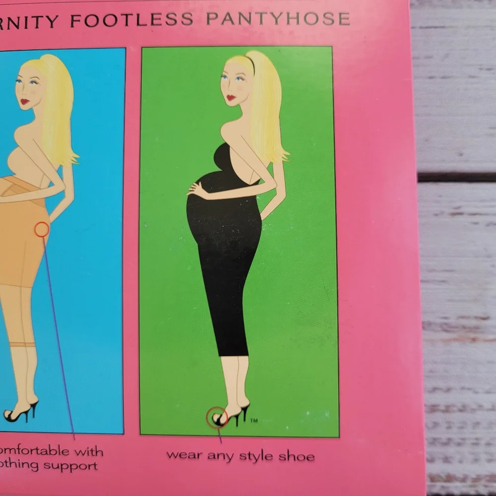 Mama SPANX Nude Maternity Footless Pantyhose Size A 007‎